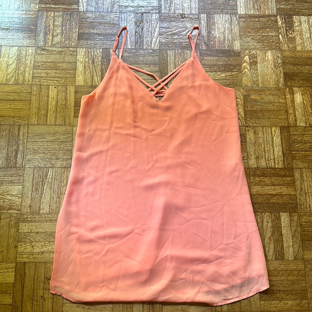 Naked Zebra Blouse. Color Salmon. Size S.
